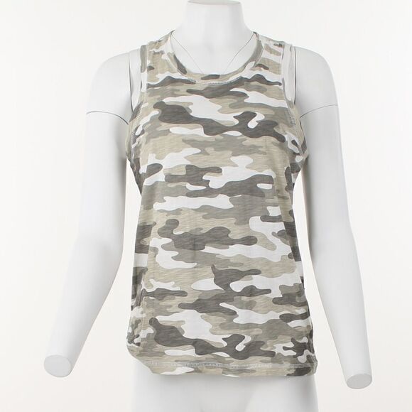 Chaser Crewneck Camo-Print Sleeveless Top - Picture 2 of 5